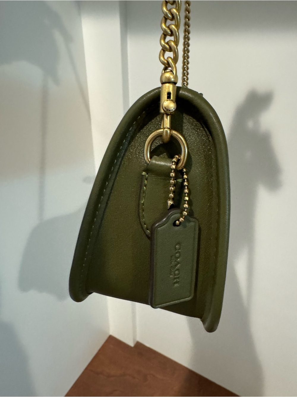 Coach Olive Green Waverly handbag and Olive Green Essential Card Holder Wallet - Picture 5 of 9